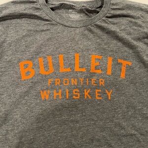 Tangerine Gray Tee with Orange Print